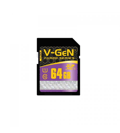 V-GEN Turbo Series SDHC 66mb/s 64GB